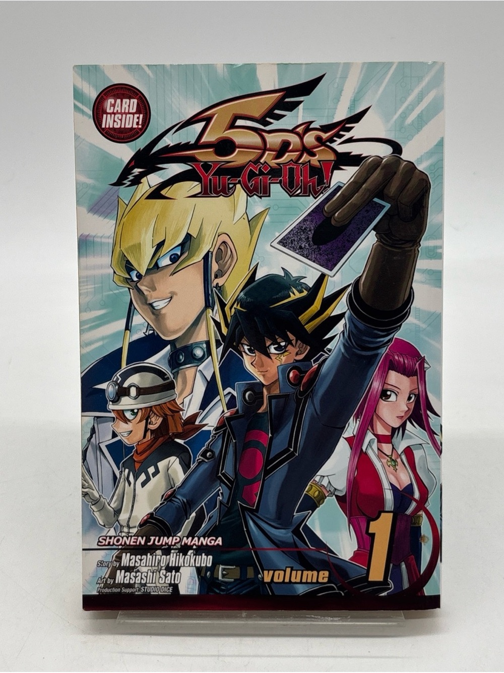 Yu-Gi-Oh 5ds Shonen Jump Manga Vol 1 Masahiro Hikokubo 1st Printing NO CARD